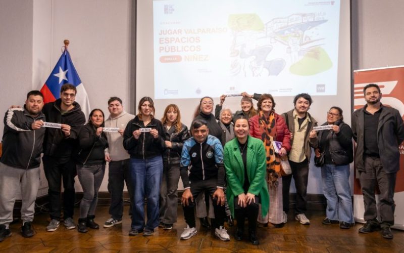 Valparaíso destinará $150 millones para crear nuevos espacios públicos diseñados junto a niñas, niños y adolescentes