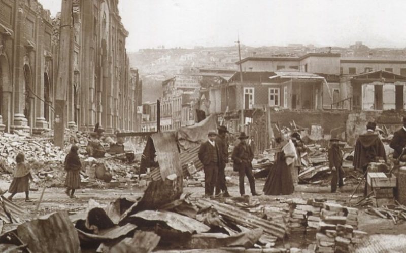 Este domingo 16 de agosto se conmemoran 120 años del gran terremoto de 1906 en Valparaíso